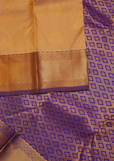 Gold Zariwork Pure Silk Designer Saree - Koskii