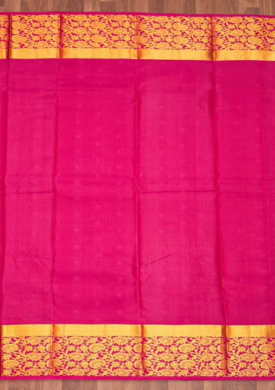 Gold Zariwork Pure Silk Saree - Koskii