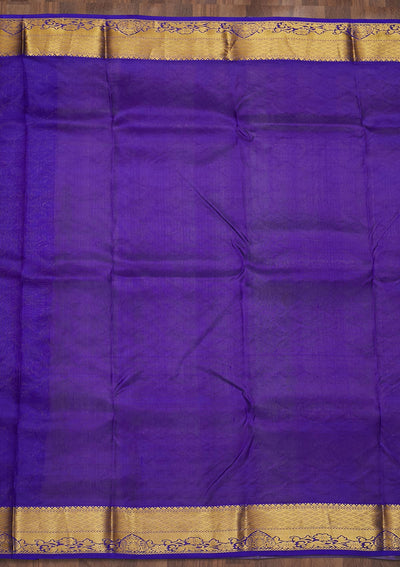 Gold Zariwork Pure Silk Saree-Koskii