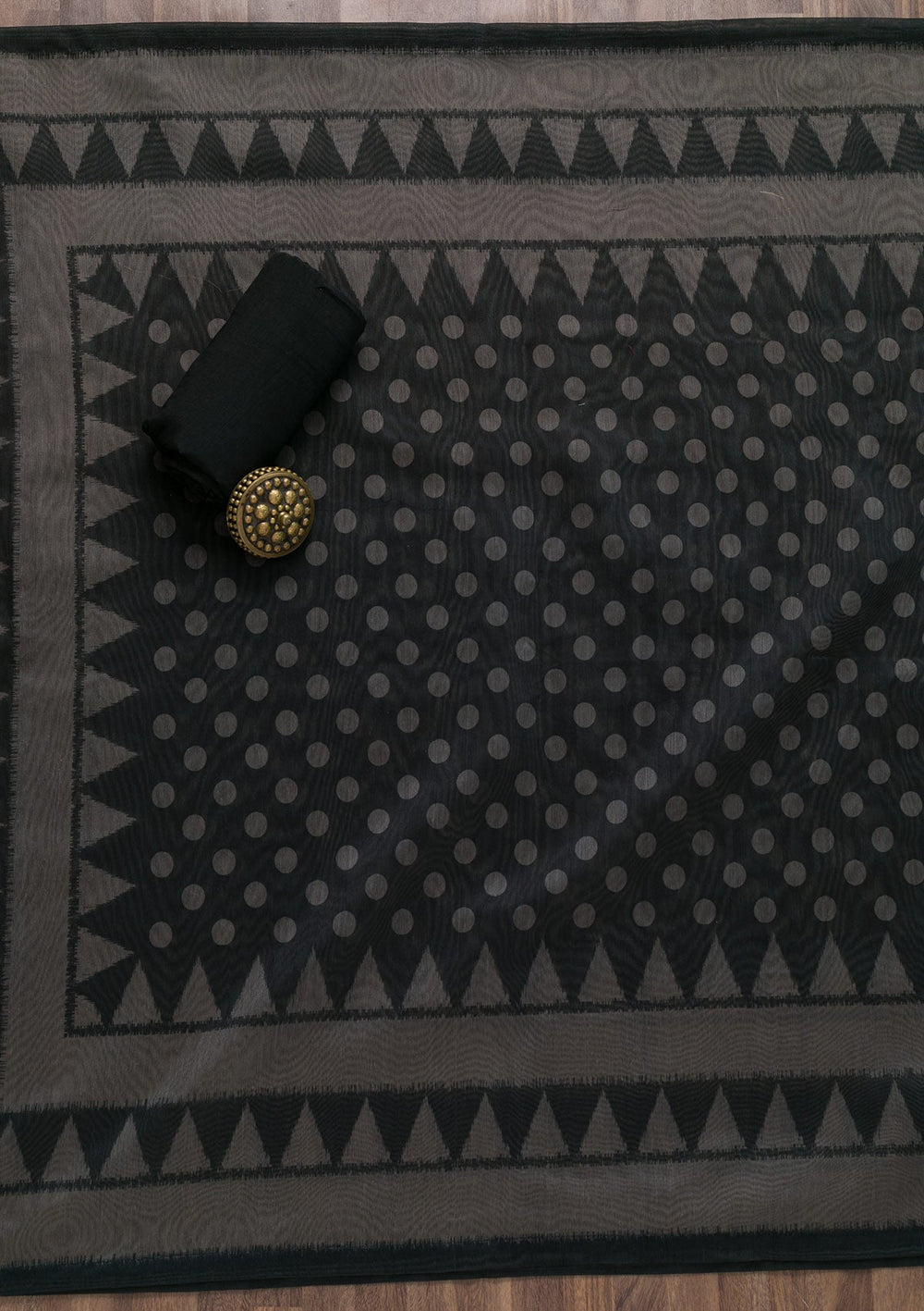 Grey Printed Art Unstitched Salwar Suit-Koskii