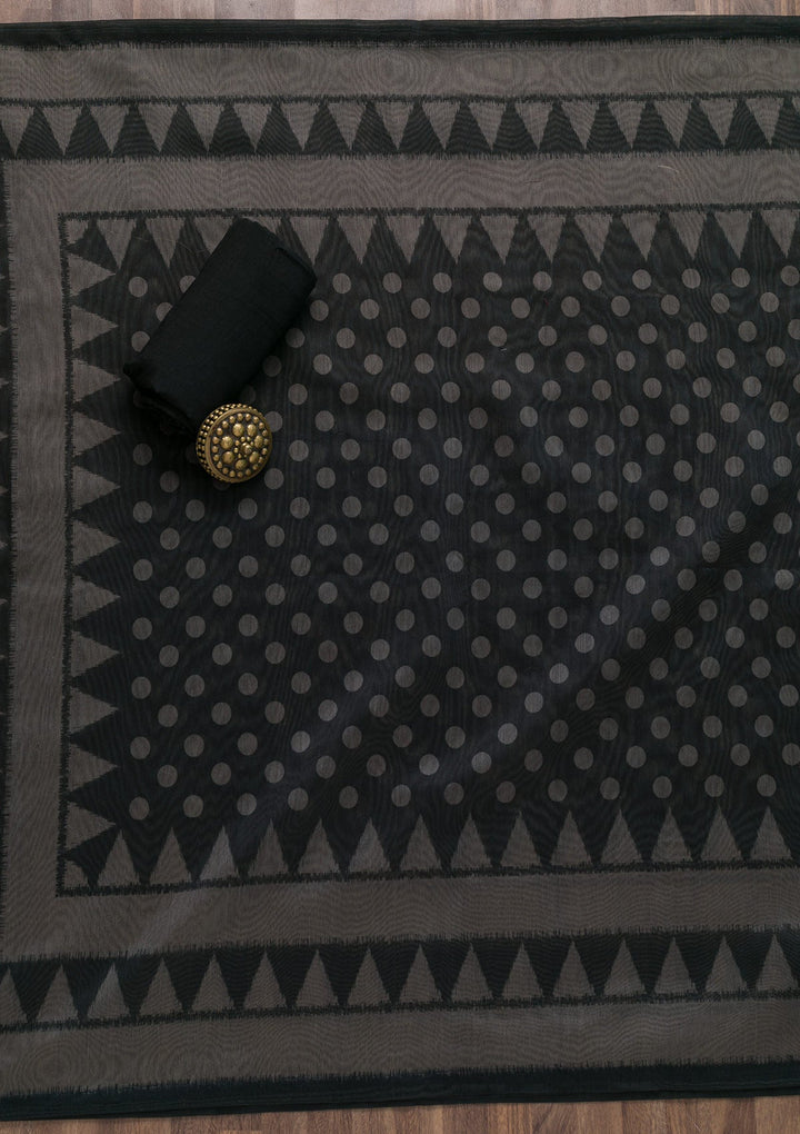 Grey Printed Art Unstitched Salwar Suit-Koskii