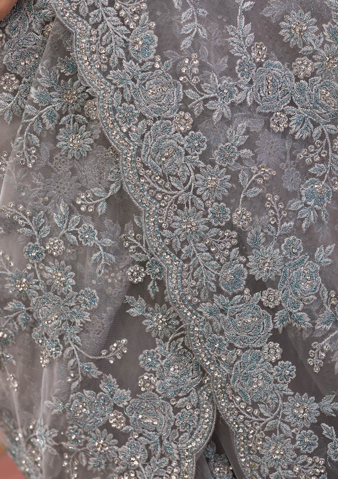 Rust Zariwork Soft Silk Saree-Koskii