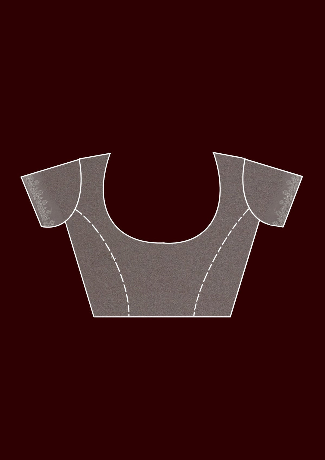 Grey Stonework Georgette Saree - Koskii