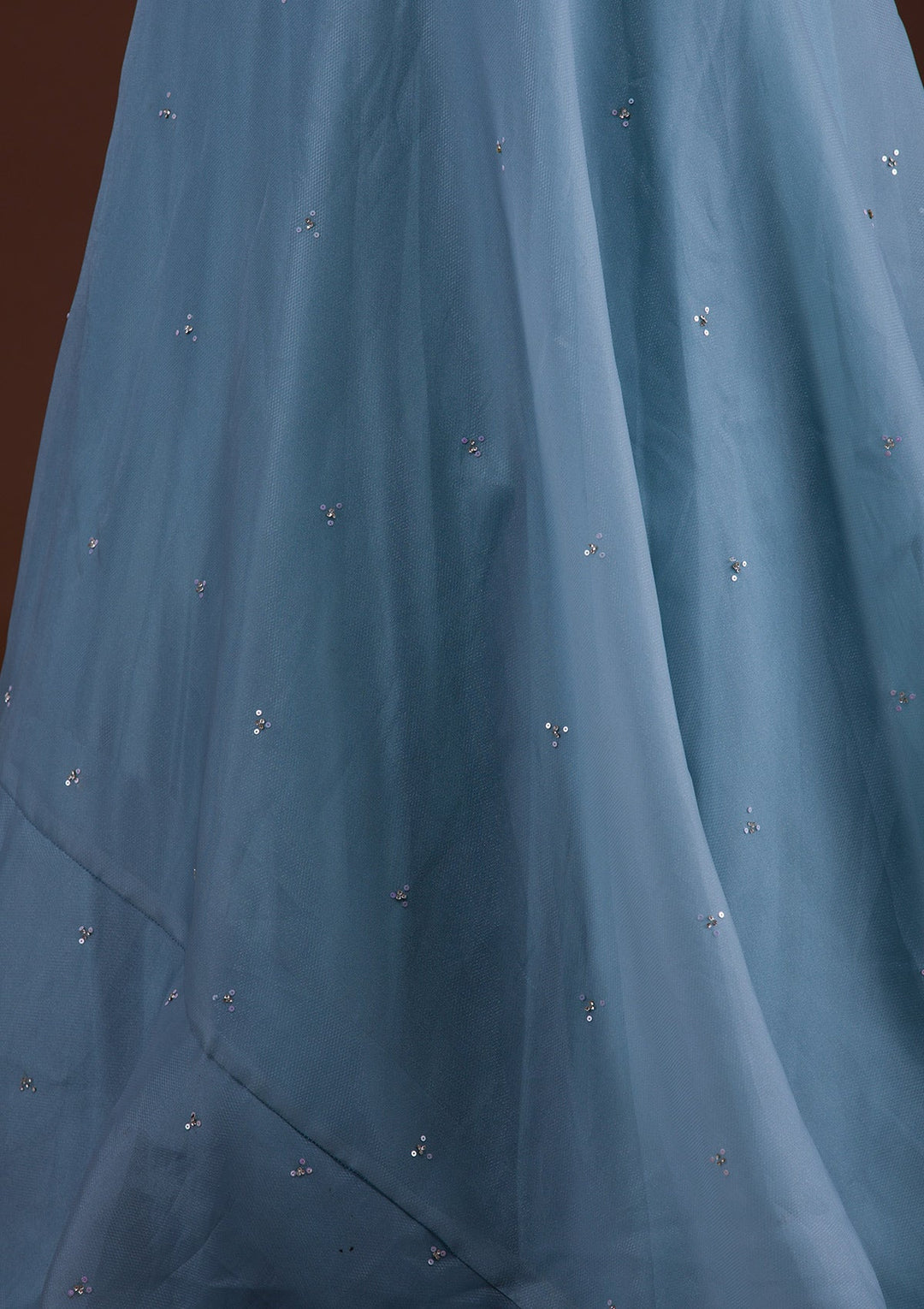 Grey Stonework Tissue Designer Gown-Koskii