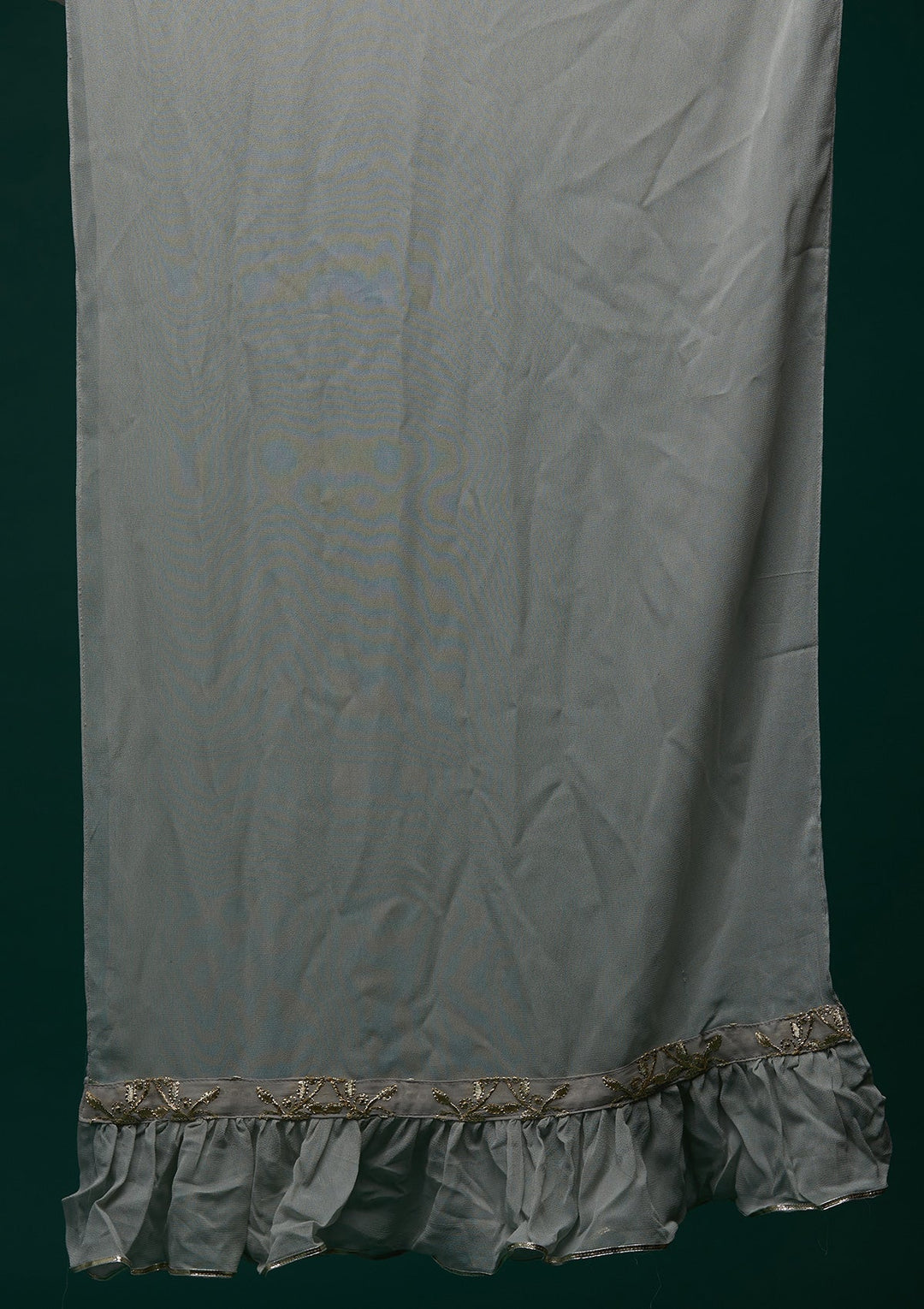 Grey Zariwork Georgette Designer Salwar Suit - Koskii