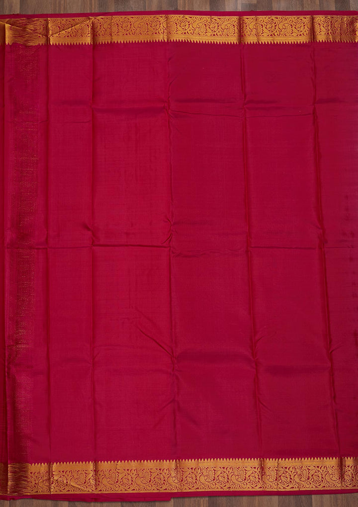 Grey Zariwork Pure Silk Saree-Koskii