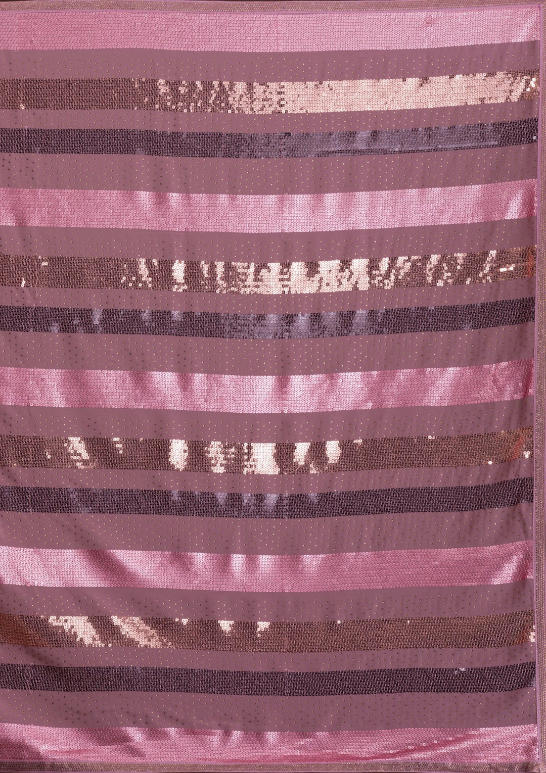 Lavender Sequins Georgette Saree-Koskii