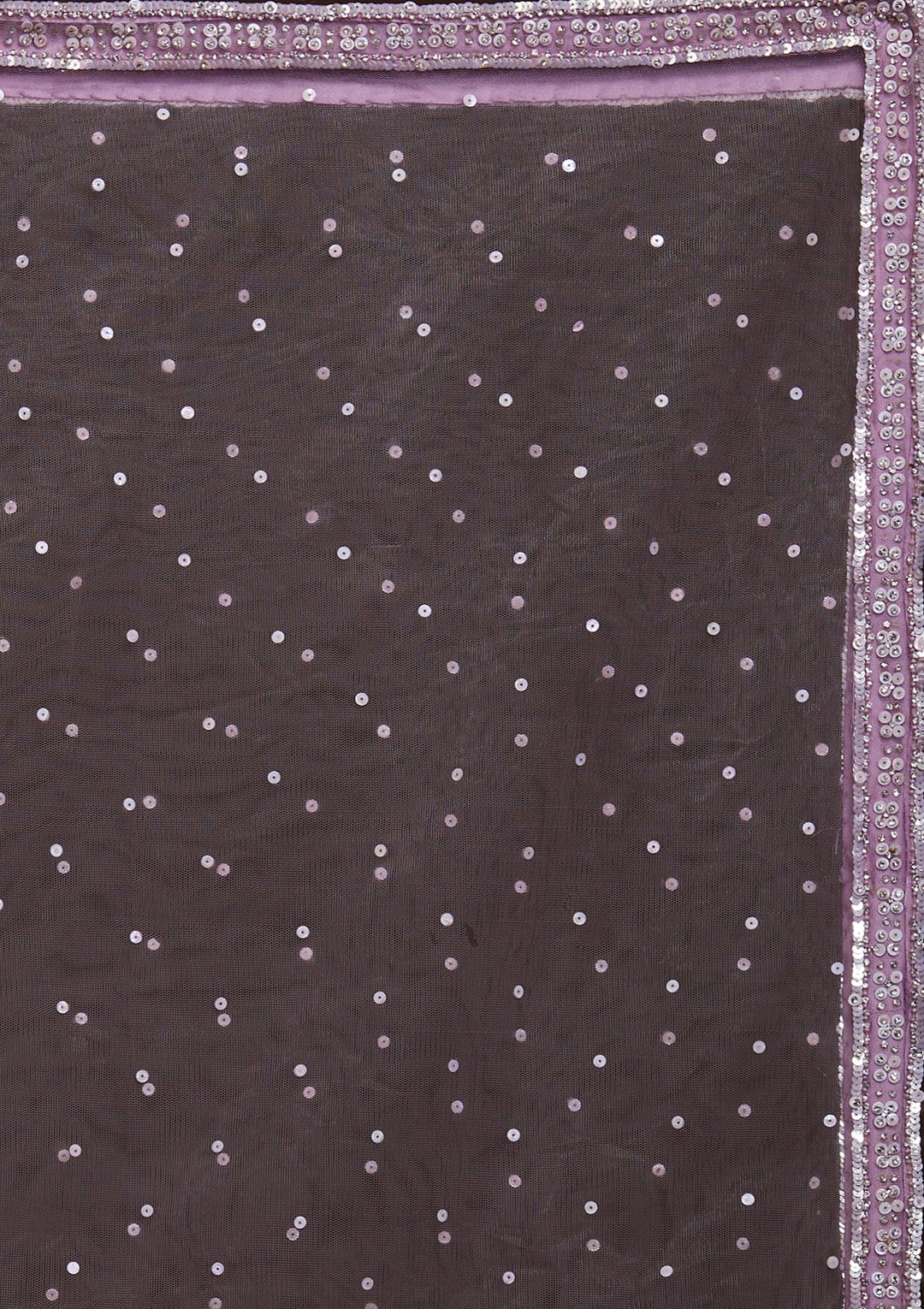Lavender Sequins Net Lehenga-Koskii