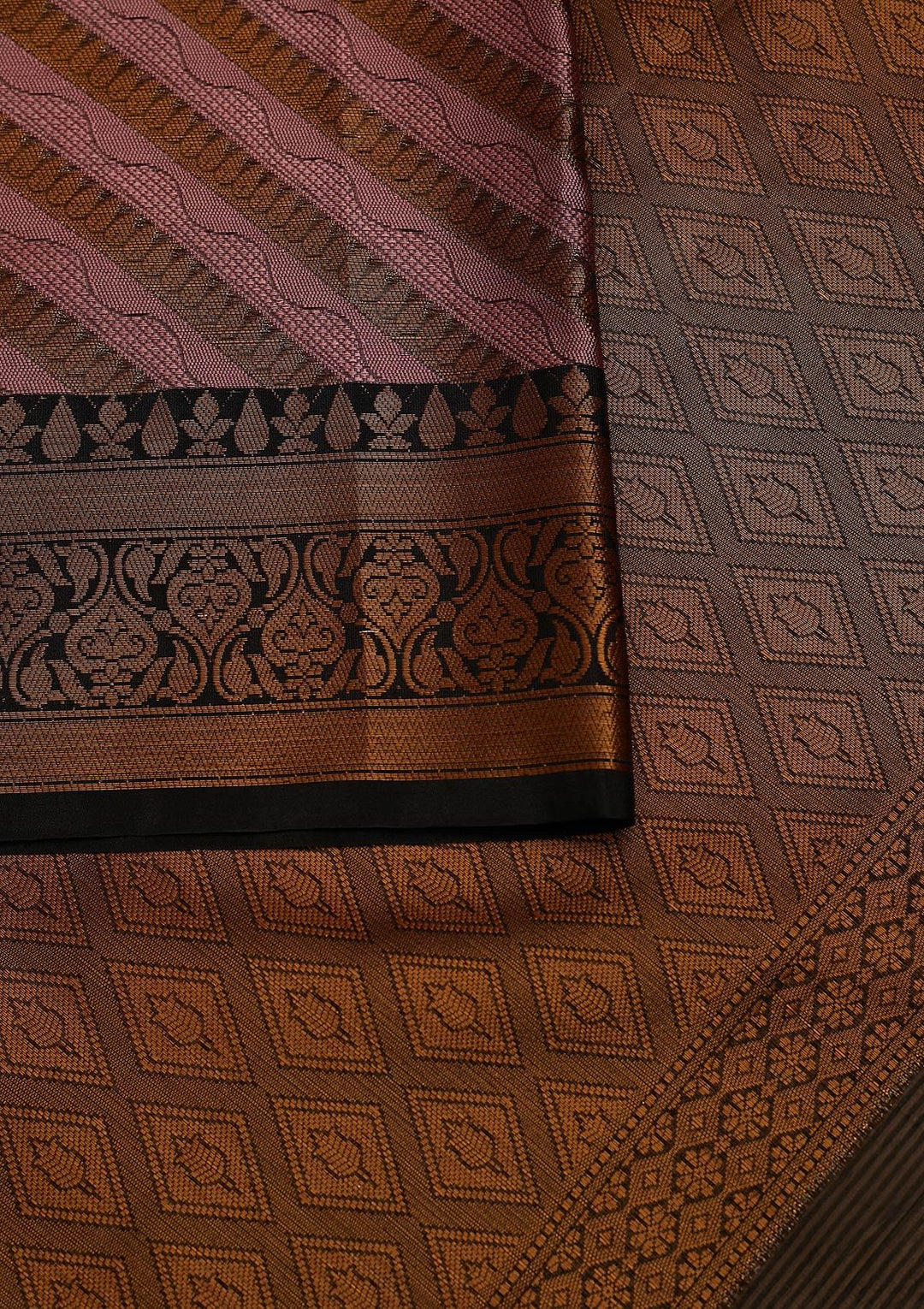 Lavender Zariwork Art Silk Designer Saree - koskii