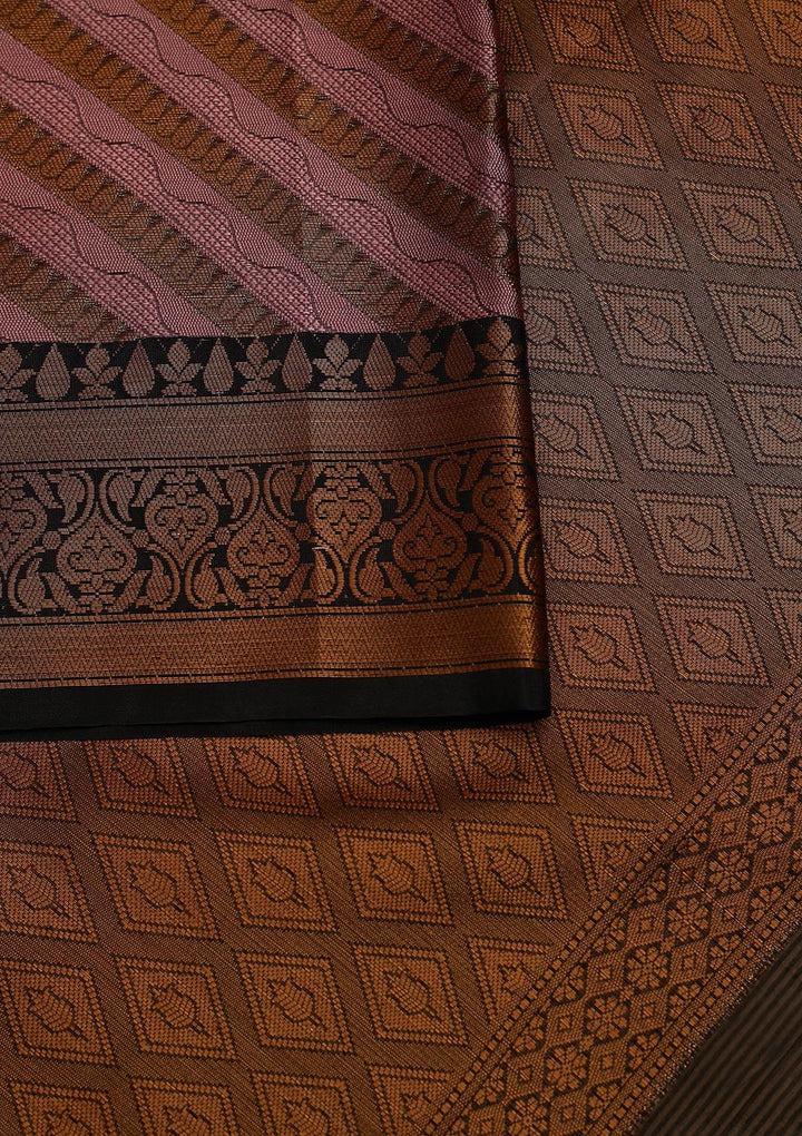 Lavender Zariwork Art Silk Designer Saree - koskii