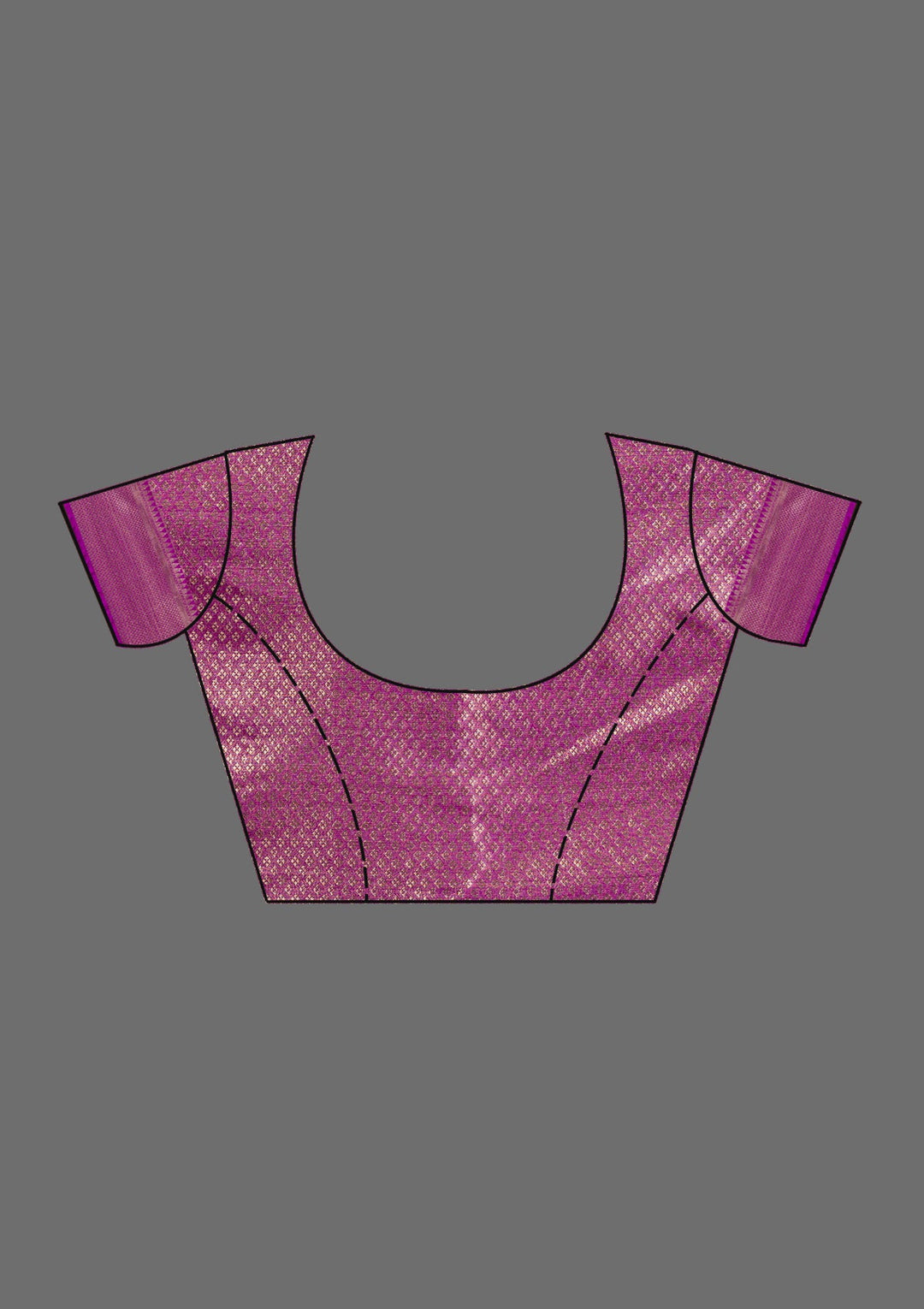 Lavender Zariwork Art Silk Saree-Koskii