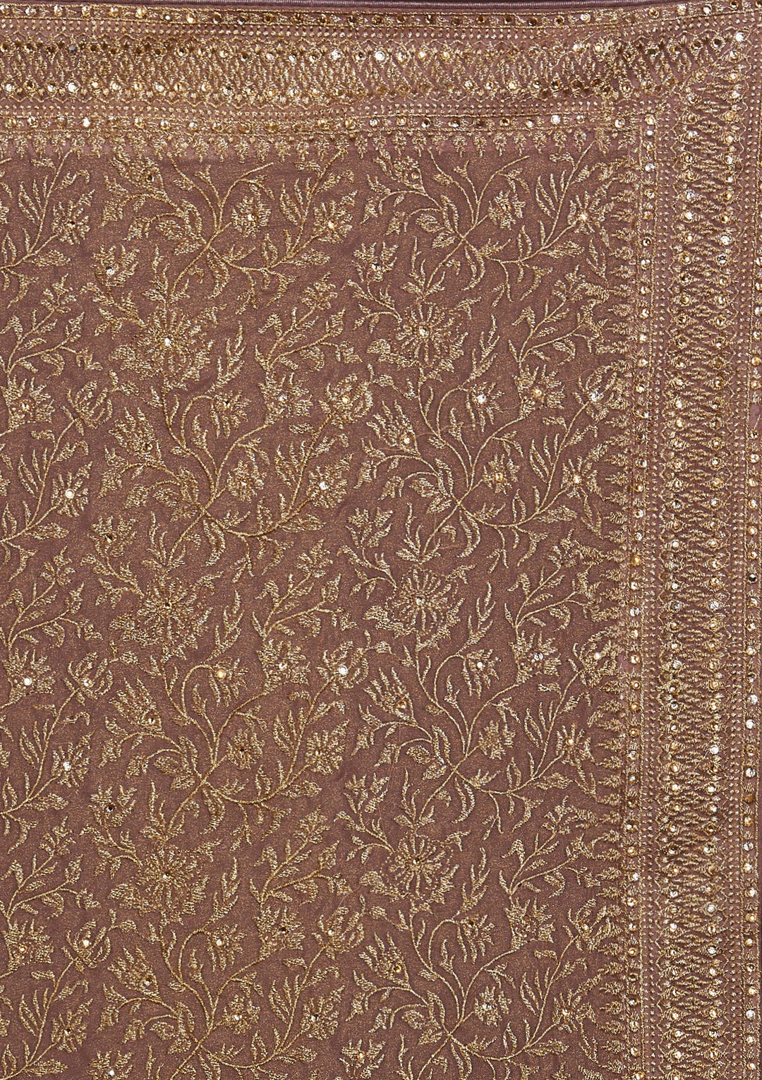 Lavender Zariwork Georgette Saree-Koskii