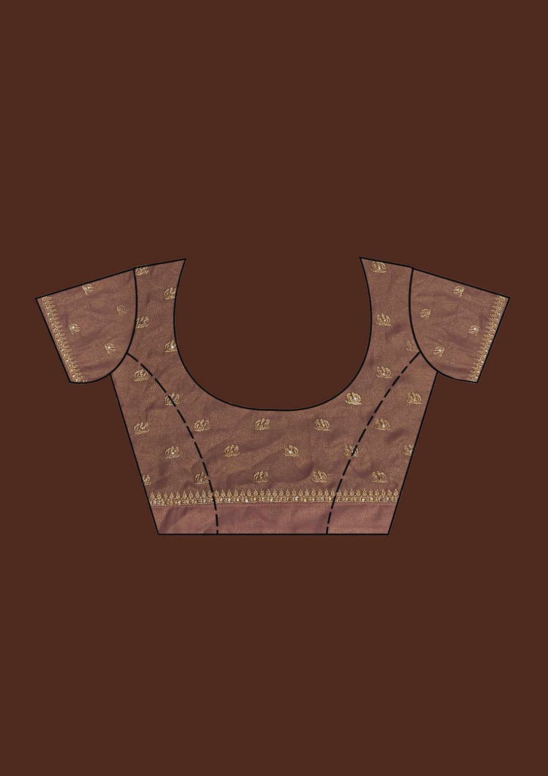 Lavender Zariwork Georgette Saree-Koskii