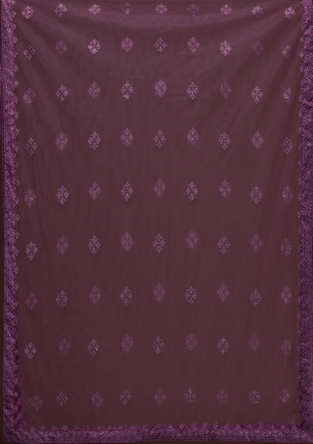 Lavender Zariwork Net Designer Gown-Koskii