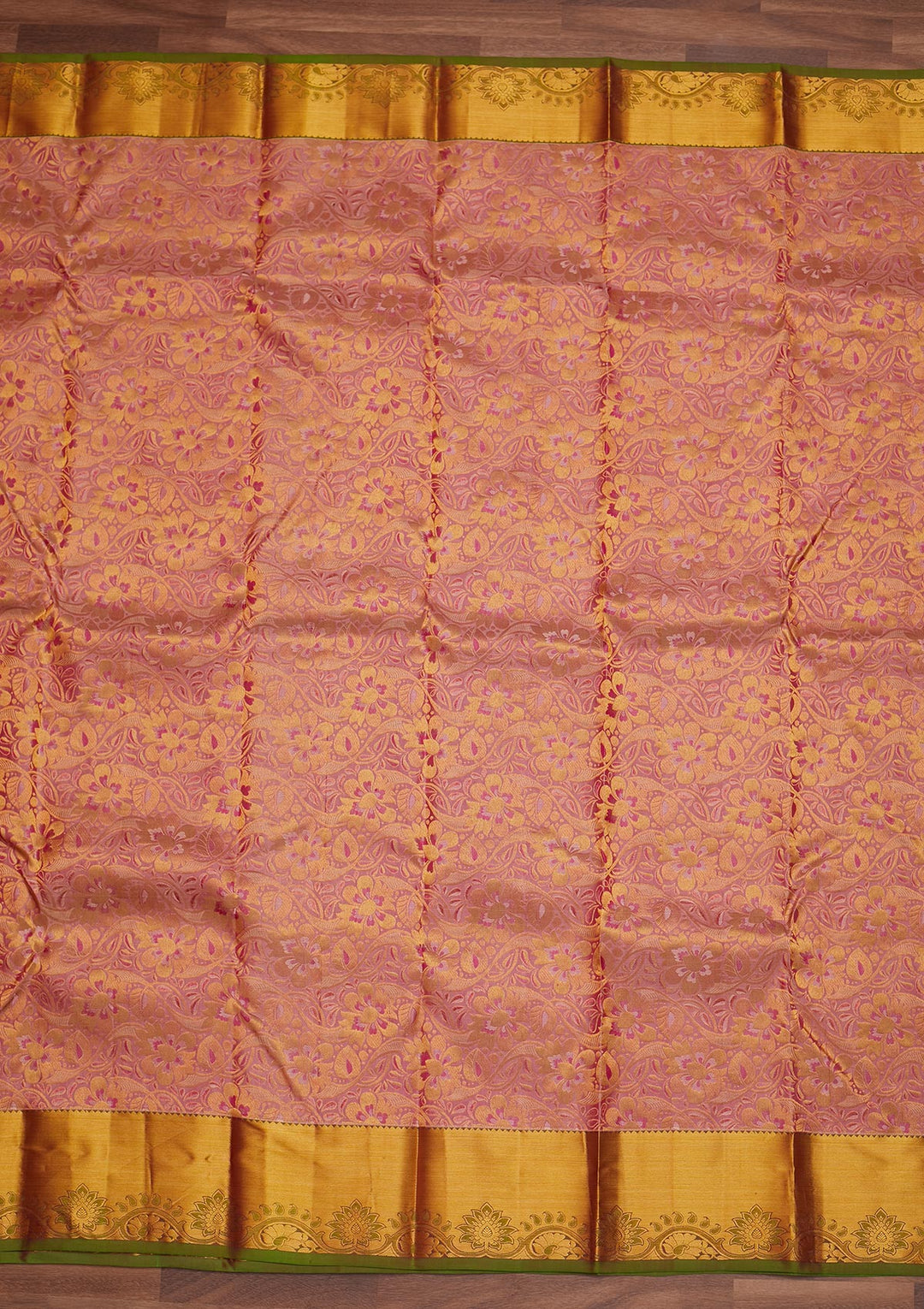 Lavender Zariwork Pure Silk Designer Saree - Koskii