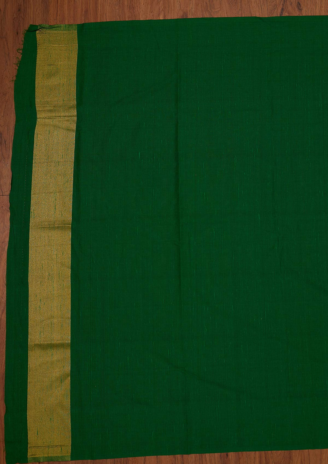 Leaf Green Zariwork Art Silk Designer Saree - koskii