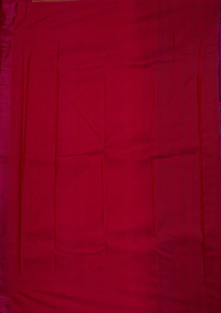 Leaf Green Zariwork Pure Silk Designer Saree - koskii