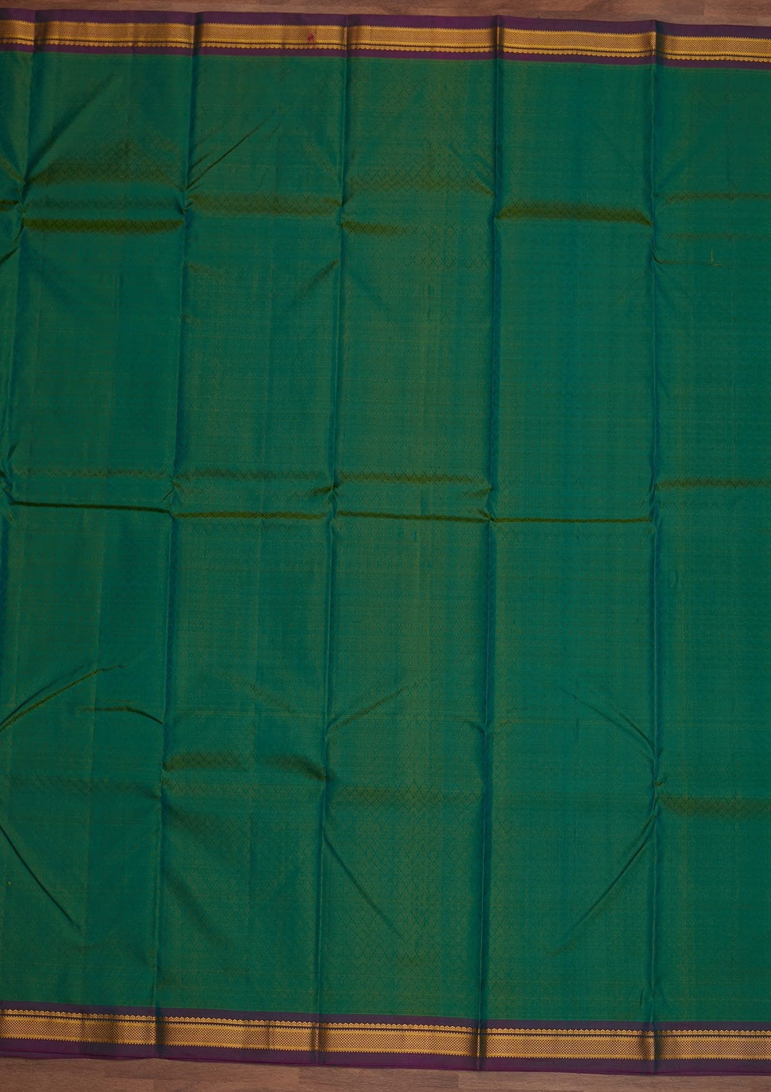 Leaf Green Zariwork Pure Silk Designer Saree - Koskii