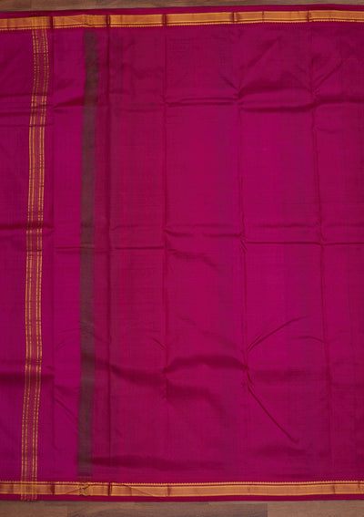 Leaf Green Zariwork Pure Silk Designer Saree - Koskii