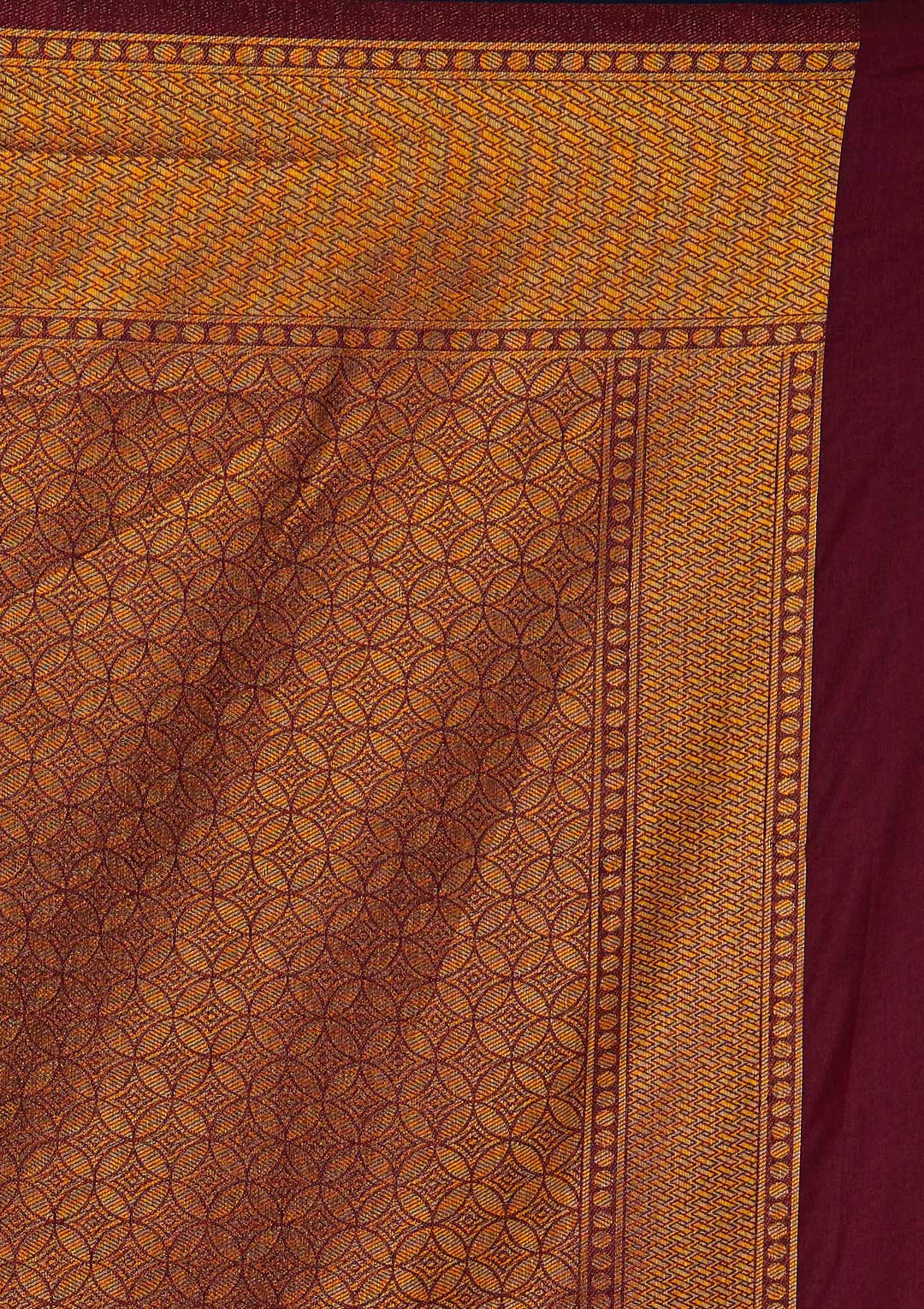 Light Grey Zariwork Art Silk Designer Saree - Koskii