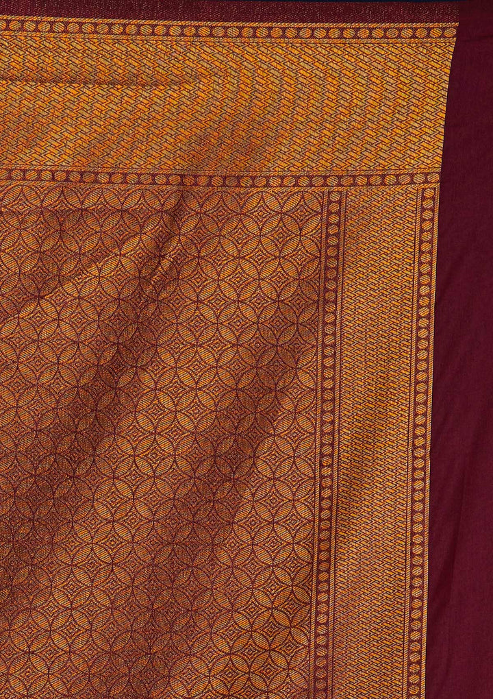 Light Grey Zariwork Art Silk Designer Saree - Koskii