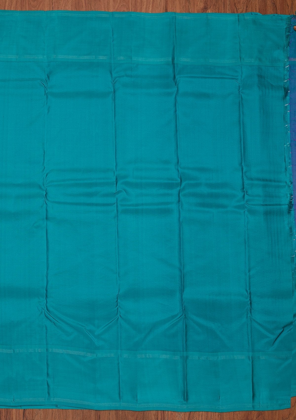 Light Grey Zariwork Pure Silk Designer Unstitched Saree - Koskii