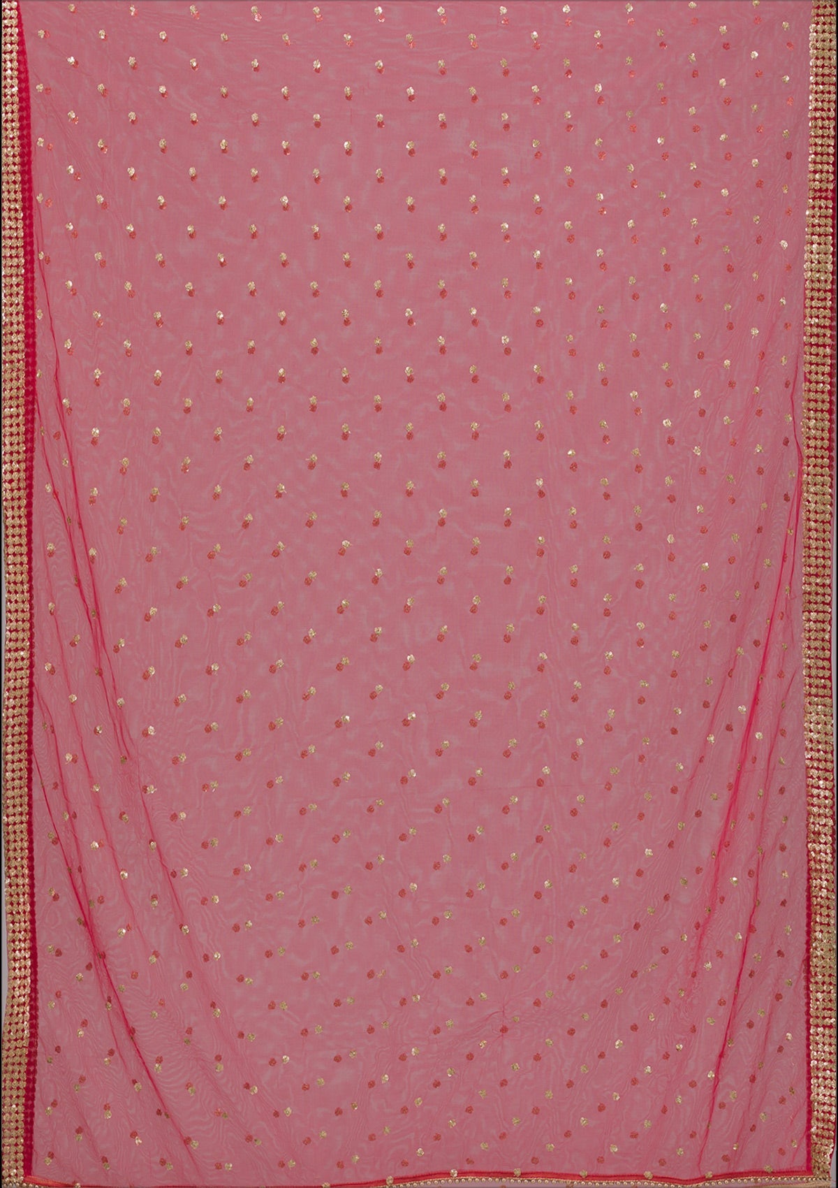 Magenta Pink Sequins Georgette Lehenga-Koskii