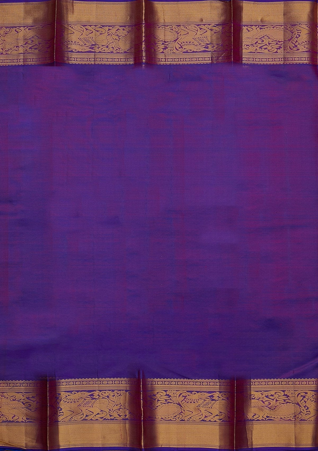 Magenta Pink Zariwork Pure Silk Designer Saree - koskii