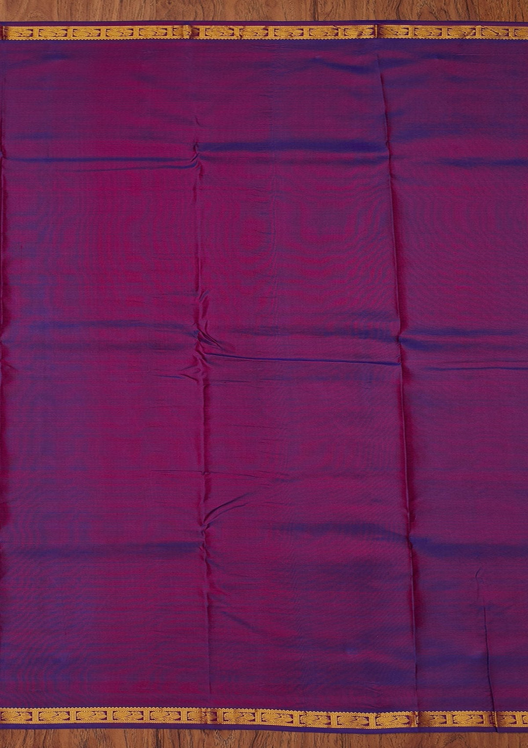 Magenta Pink Zariwork Pure Silk Designer Saree - koskii