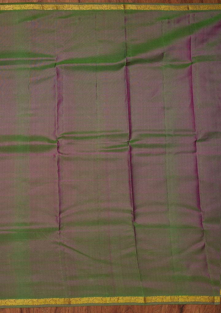 Magenta Pink Zariwork Pure Silk Designer Saree - koskii