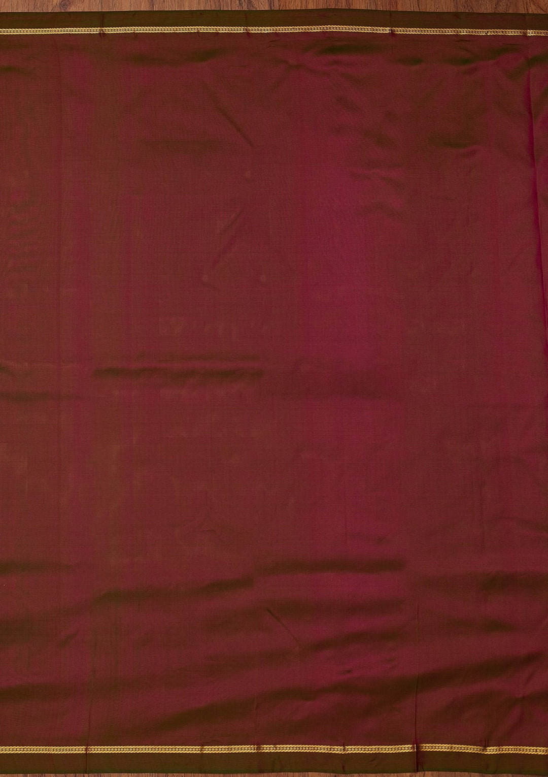 Magenta Pink Zariwork Pure Silk Designer Saree - koskii