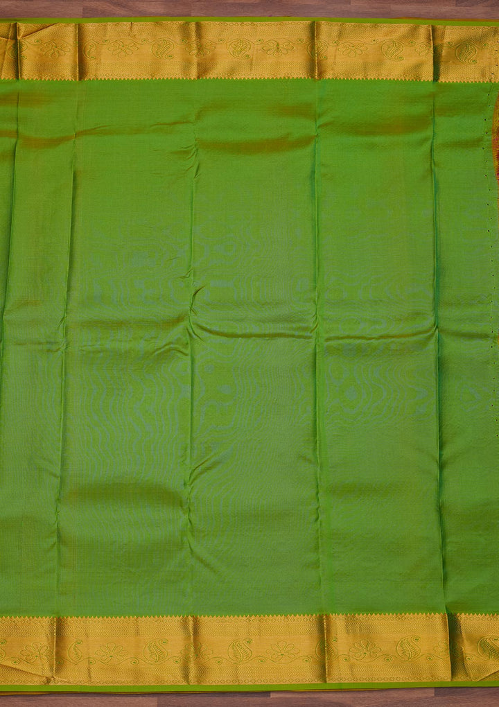 Magenta Pink Zariwork Pure Silk Designer Saree - Koskii