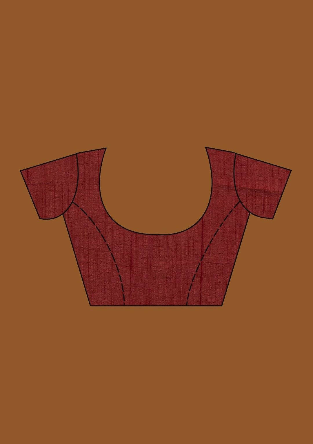 Maroon Silver Zariwork Raw Silk Designer Saree - Koskii