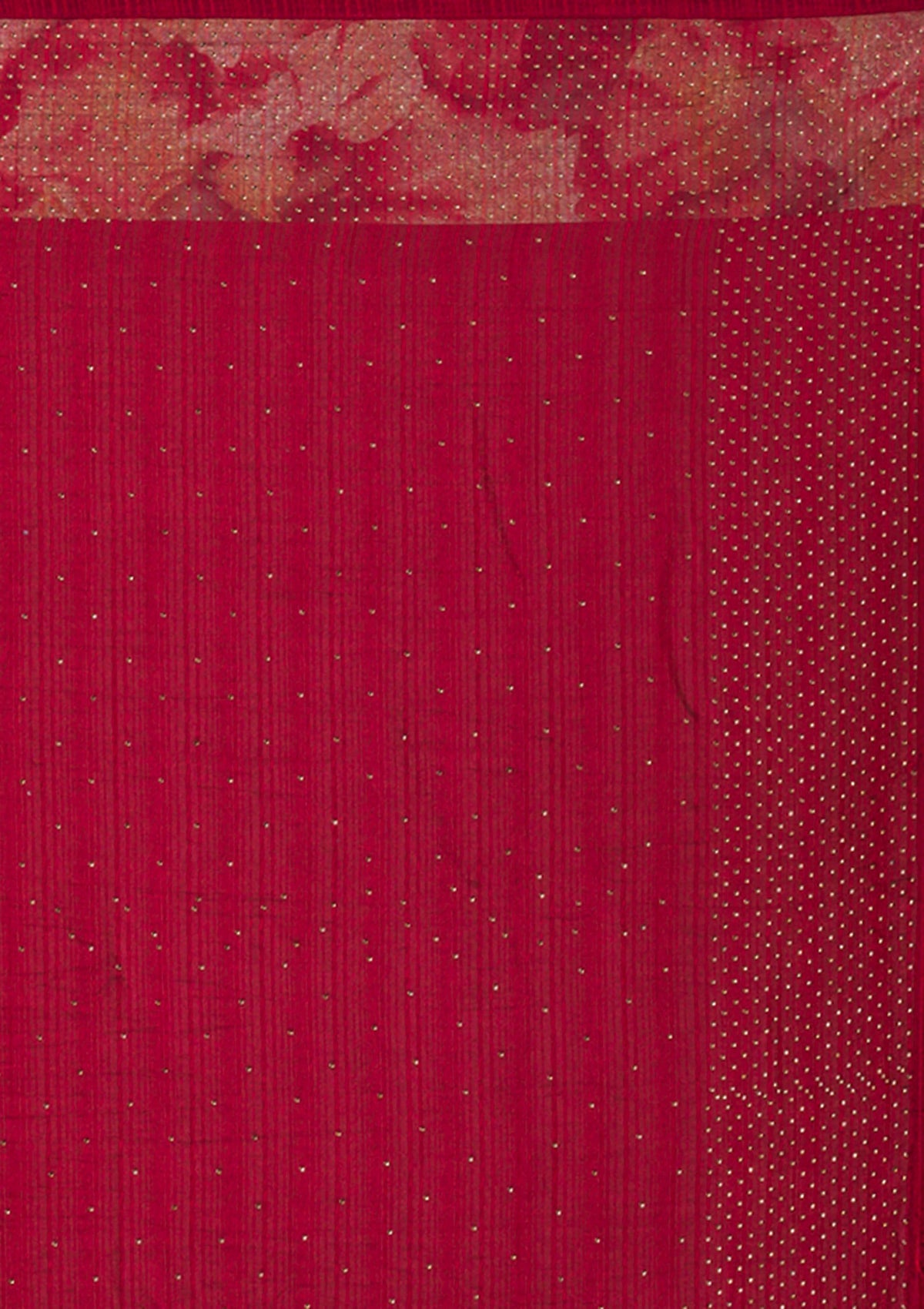 Maroon Stonework Raw Silk Saree-Koskii