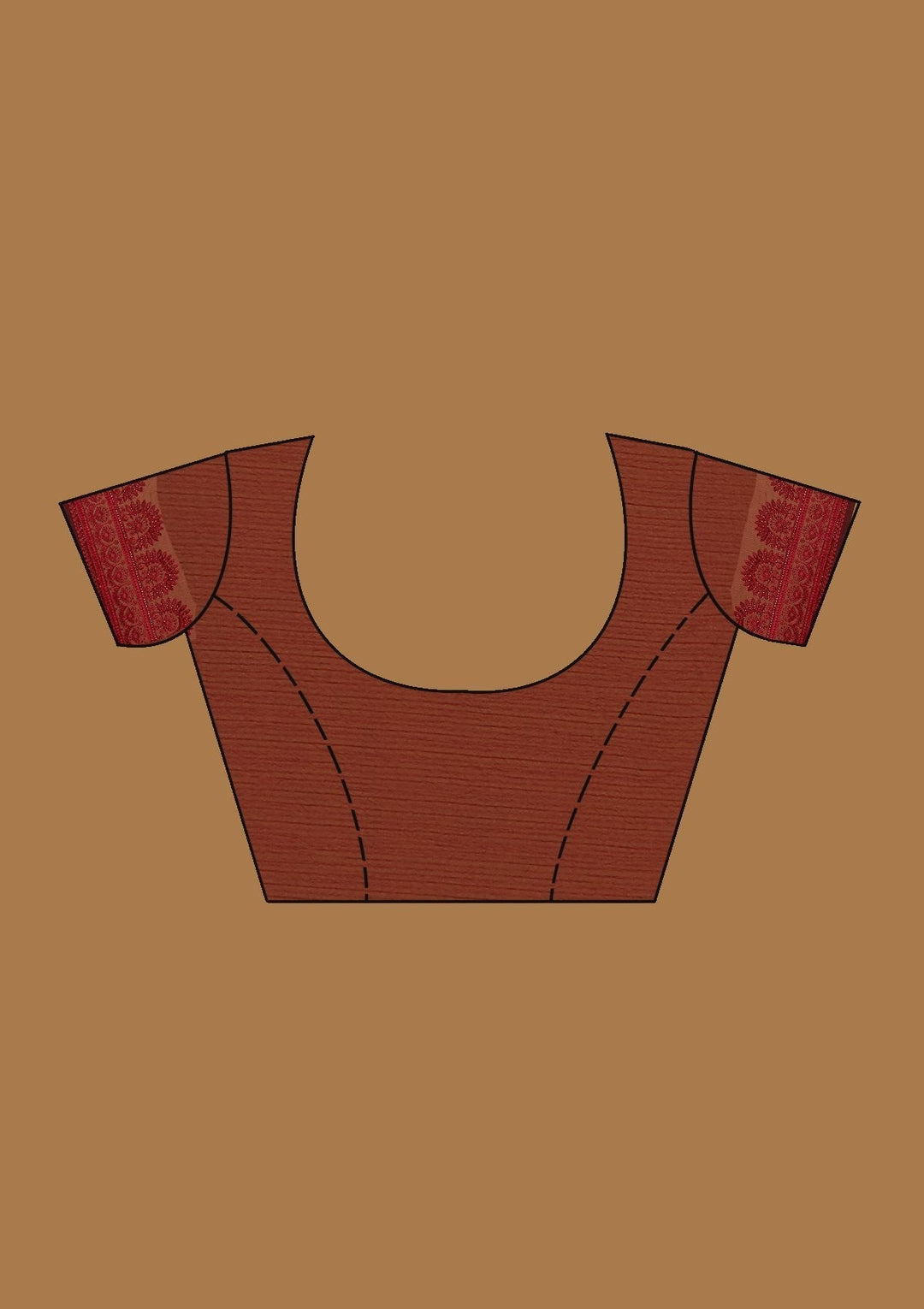 Maroon Swarovski Georgette Designer Saree - koskii