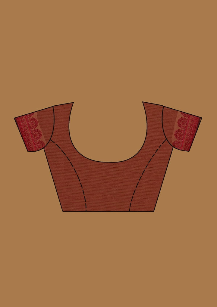 Maroon Swarovski Georgette Designer Saree - koskii