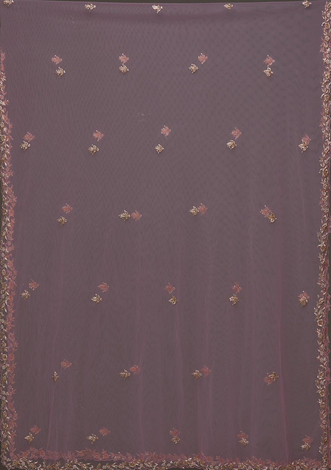 Maroon Zardosi Velvet Designer Lehenga - Koskii