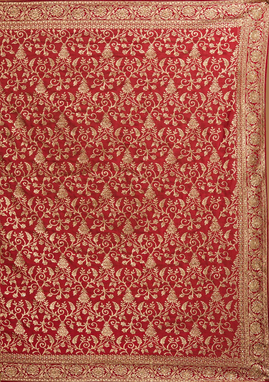 Maroon Zariwork Art Silk Designer Saree - koskii