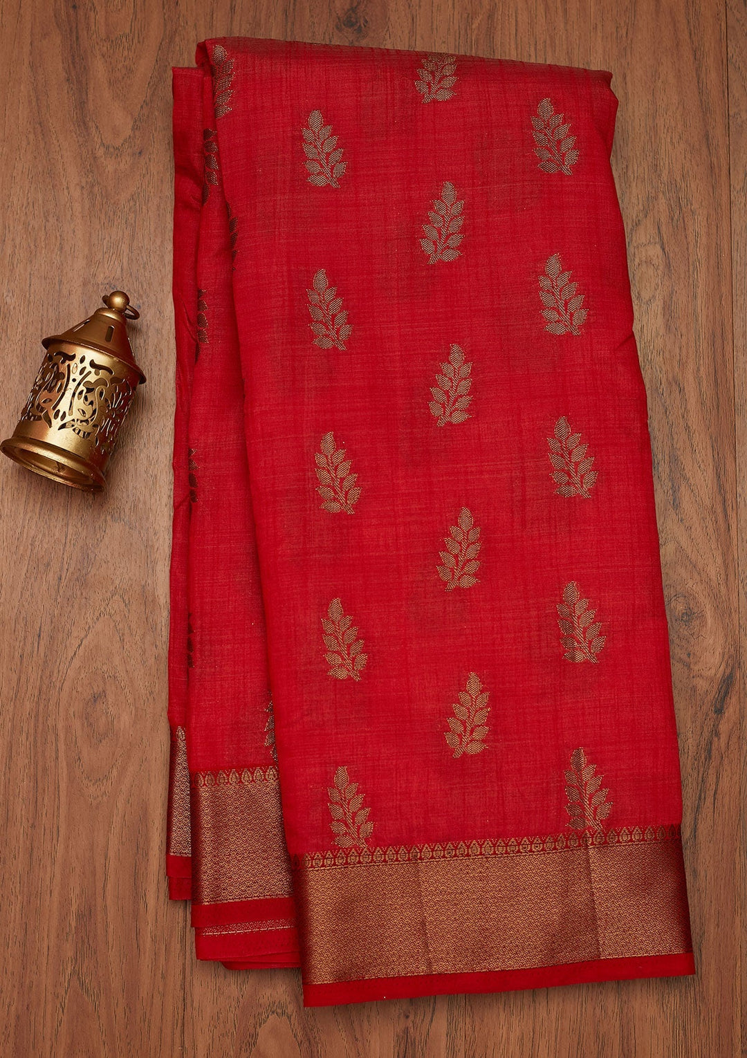 Maroon Zariwork Art Silk Designer Saree - Koskii