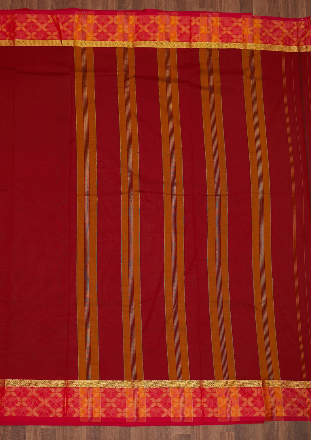 Maroon Zariwork Art Silk Saree - Koskii