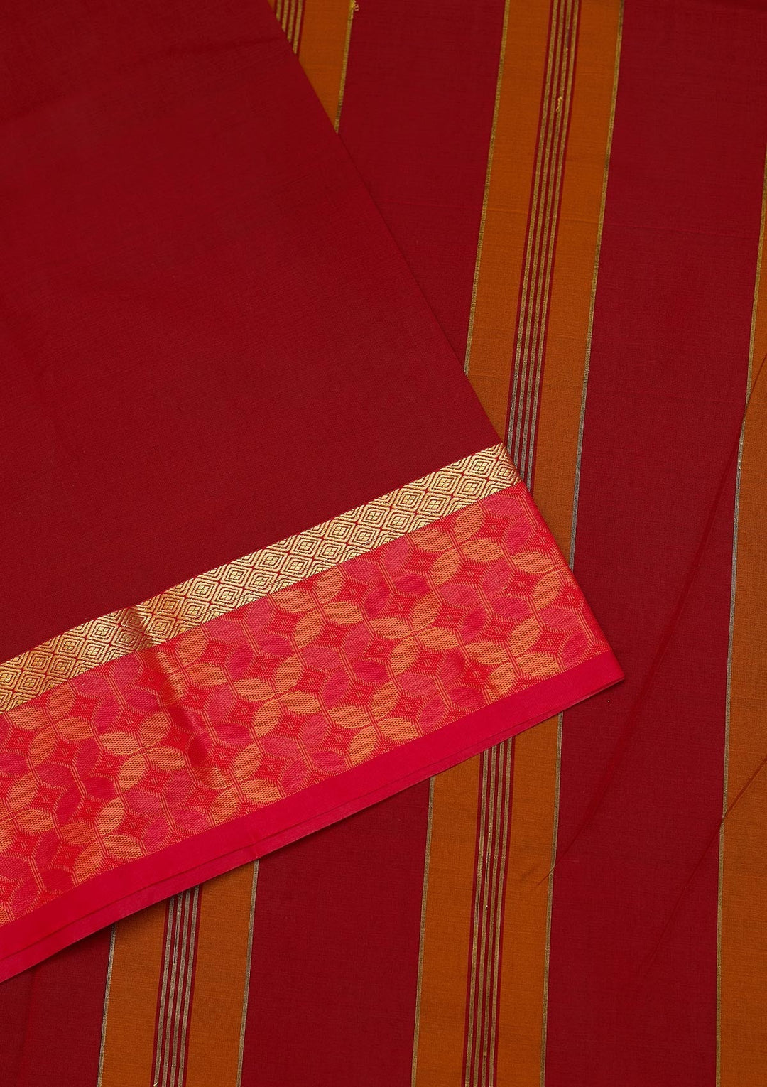 Maroon Zariwork Art Silk Saree - Koskii