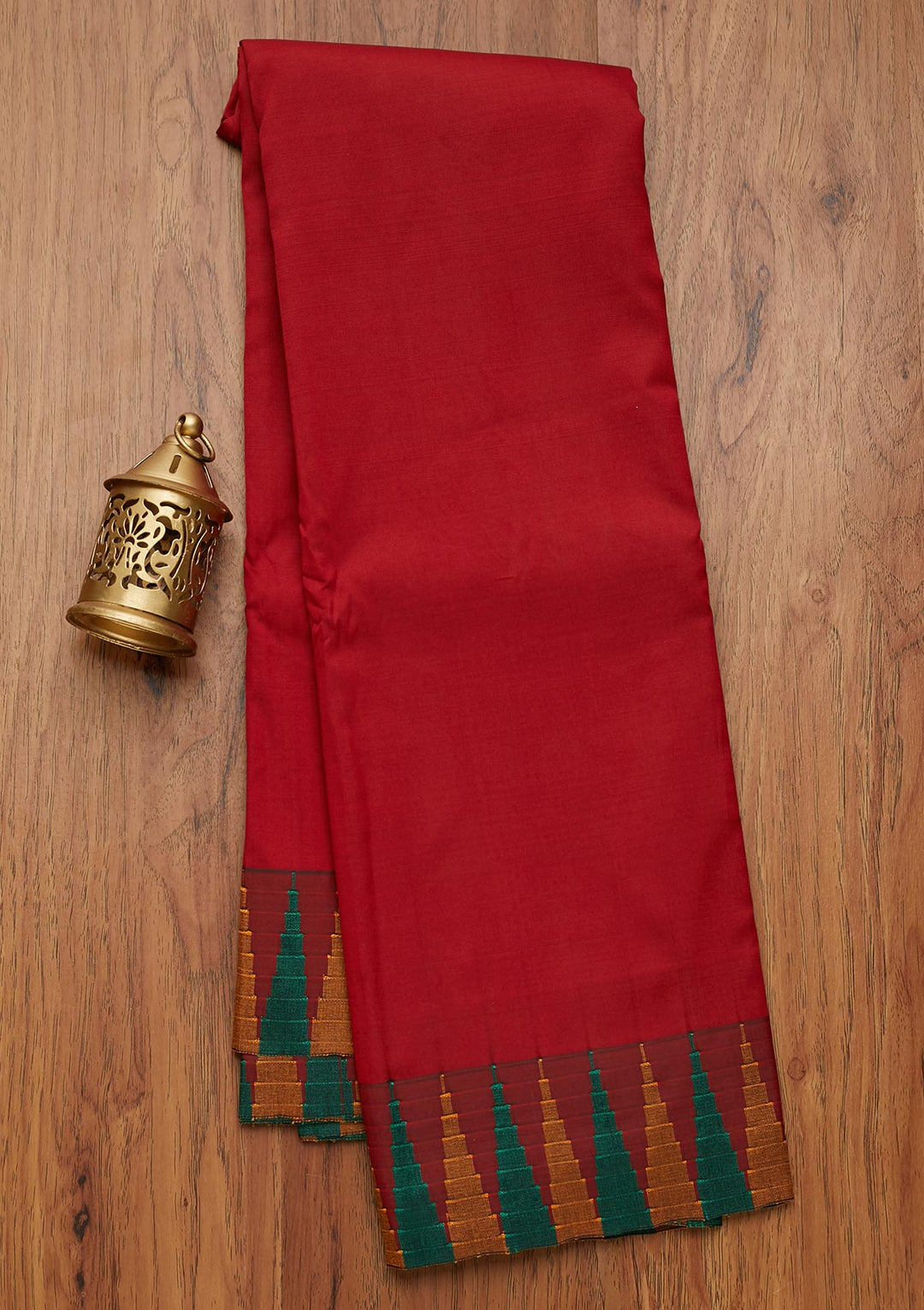 Maroon Zariwork Art Silk Saree- Koskii