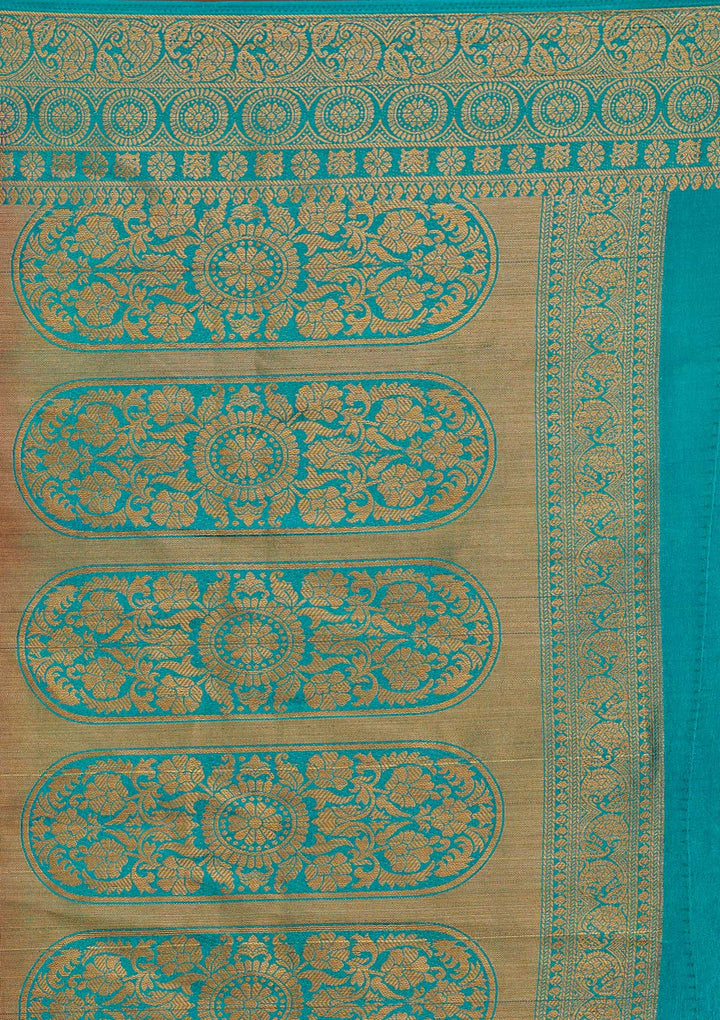 Maroon Zariwork Art Silk Saree-Koskii