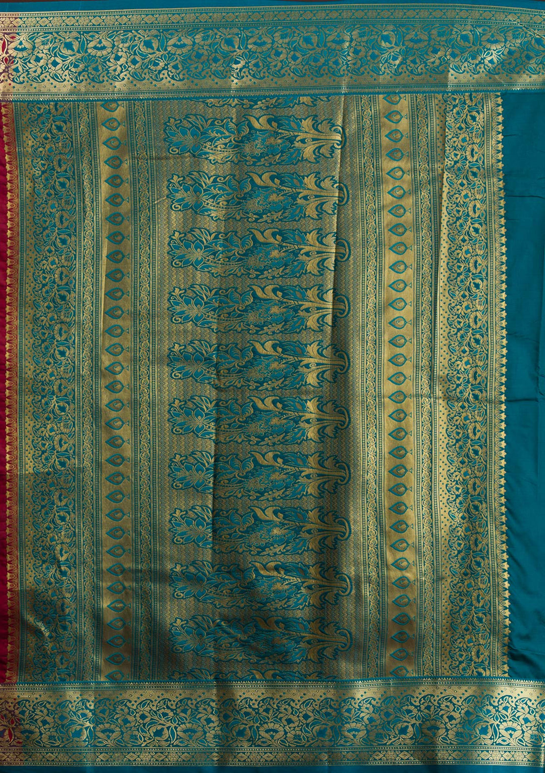 Maroon Zariwork Art Silk Saree-Koskii