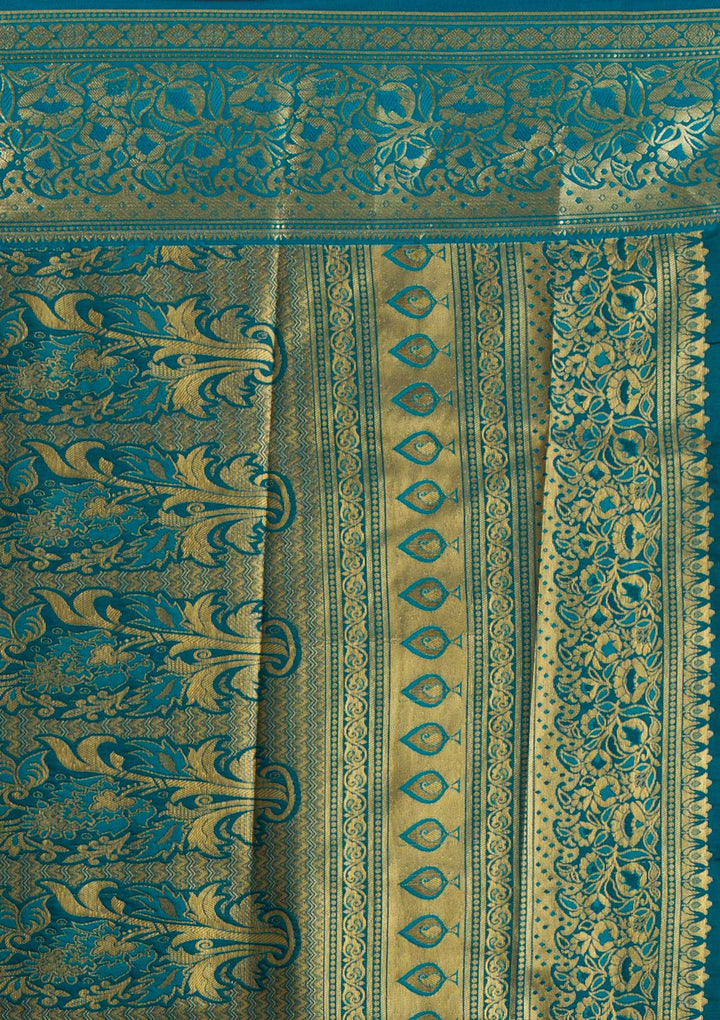 Maroon Zariwork Art Silk Saree-Koskii
