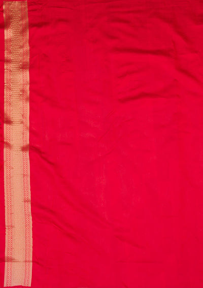 Maroon Zariwork Art Silk Saree-Koskii