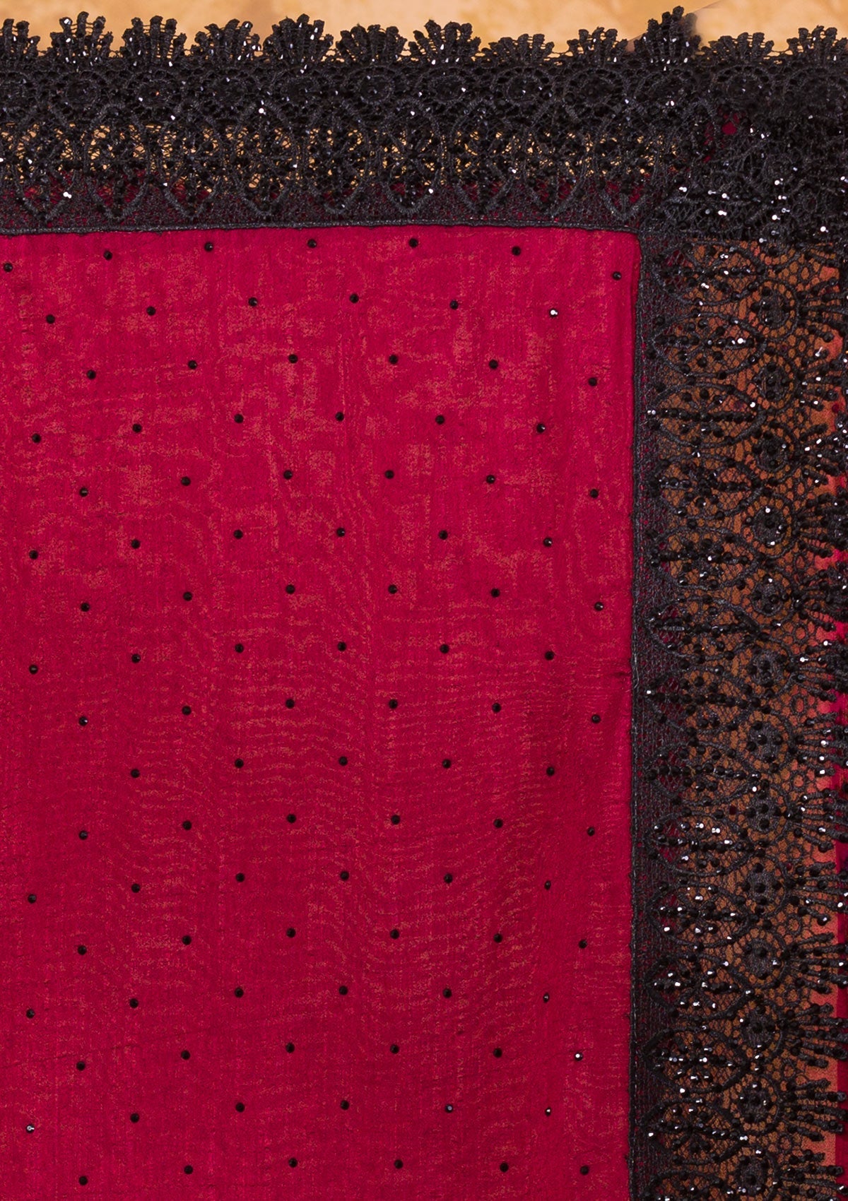 Maroon Zariwork Art Silk Saree-Koskii