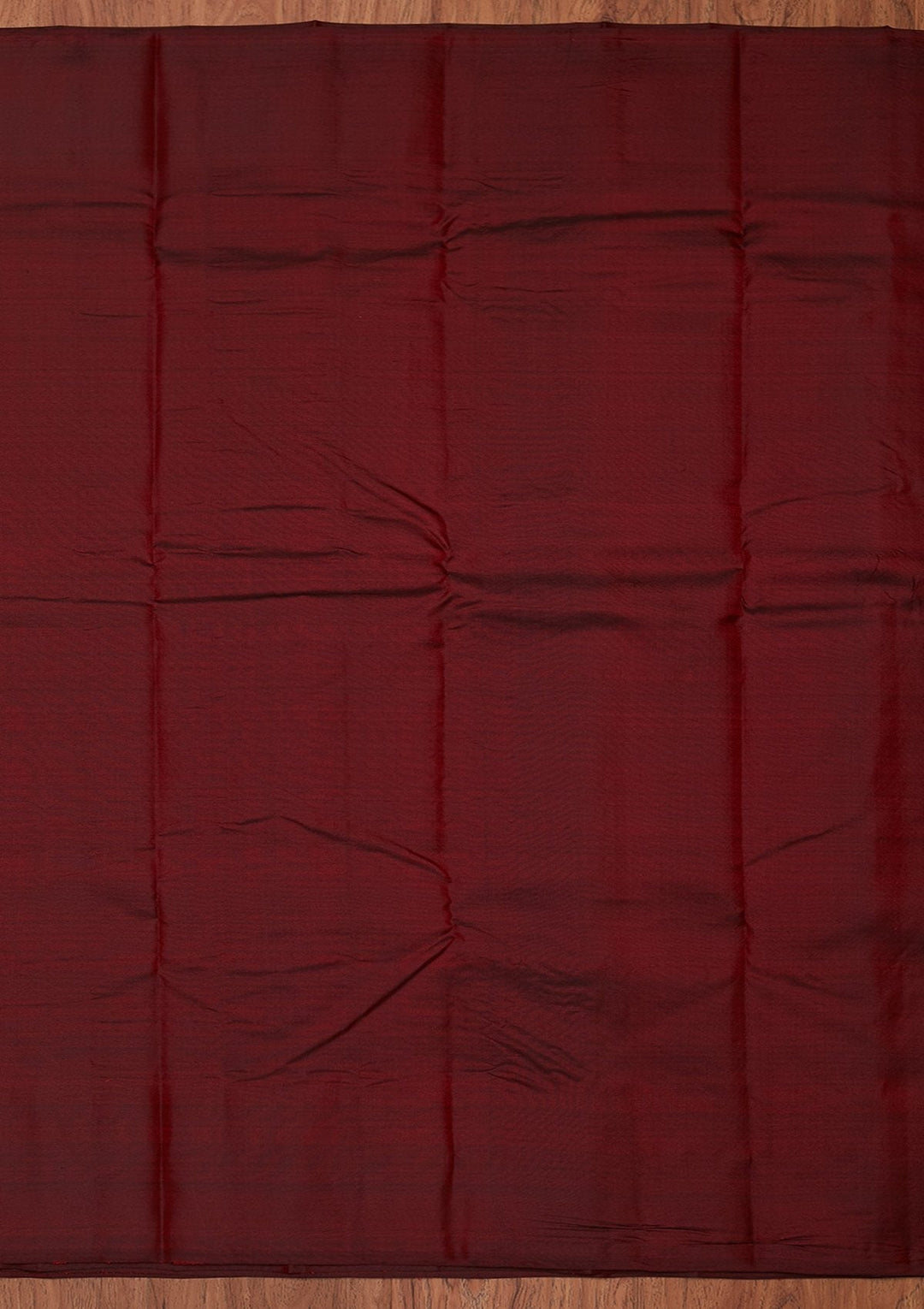 Maroon Zariwork Pure Silk Designer Unstitched Saree - Koskii