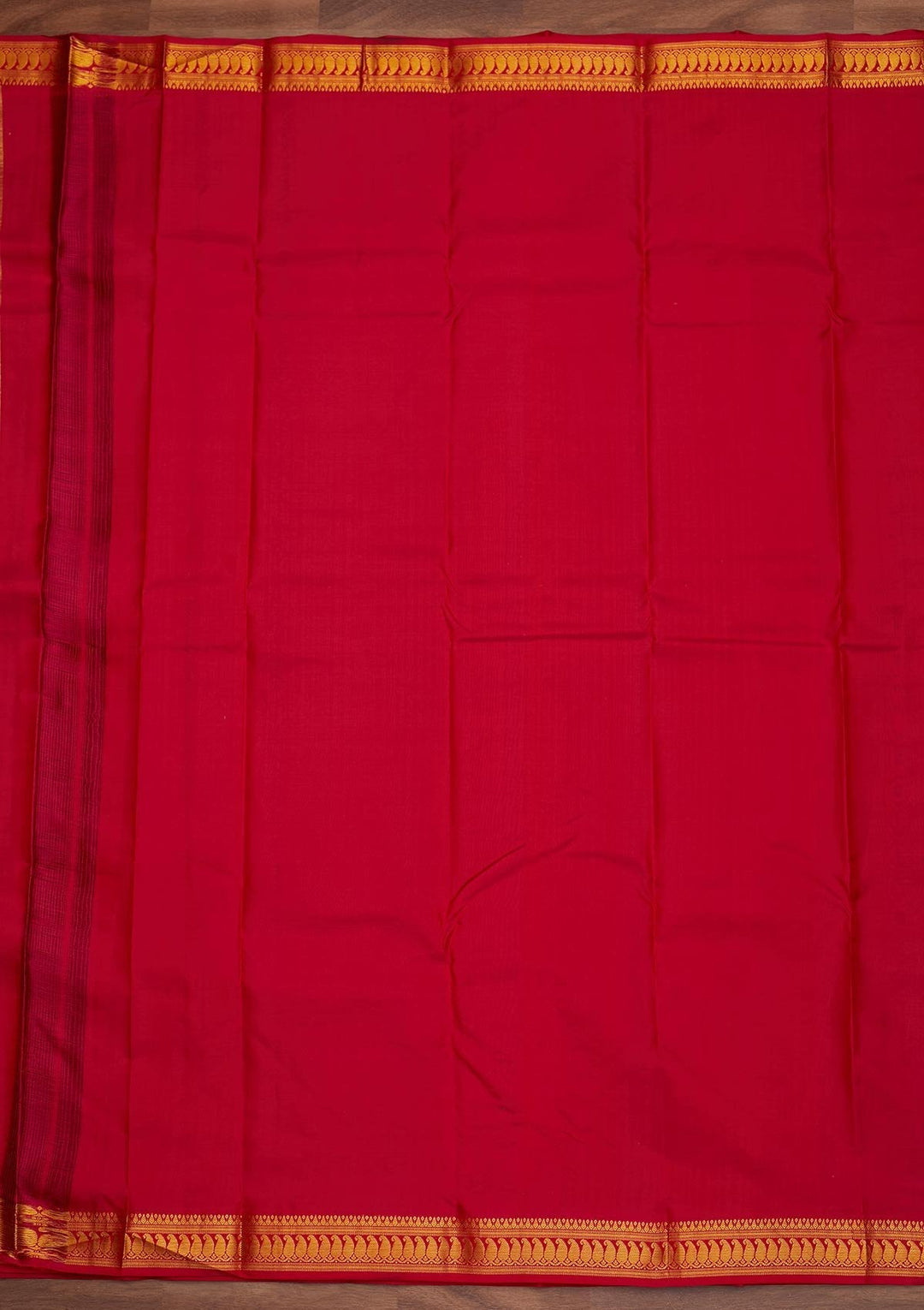 Maroon Zariwork Pure Silk Designer Saree - Koskii