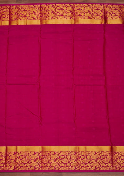 Maroon Zariwork Pure Silk Designer Saree - Koskii